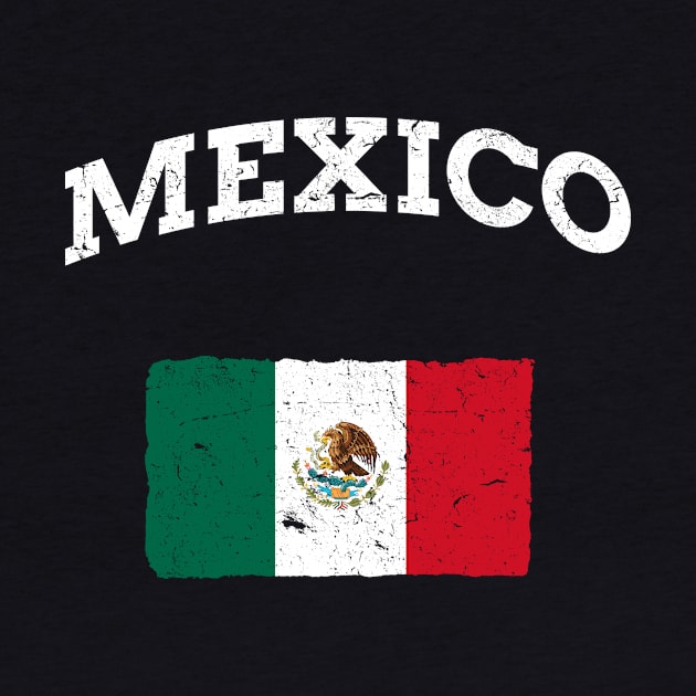 Vintage Mexico Mexican Flag by vladocar